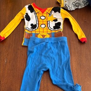 Woody Disney Pixar Inspired Matching Set - Yellow & Blue